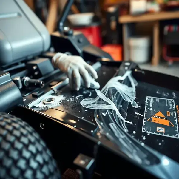 Riding lawn mower complete restoration