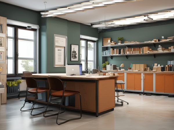 Professional mechanic answering customer questions about small engine repair